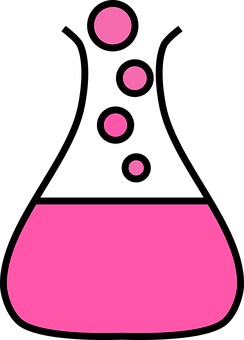 A Pink Bowl With Bubbles