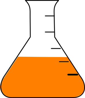 An Orange Square Object With Black Background
