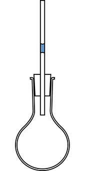 A Blue Rectangle On A Black Background