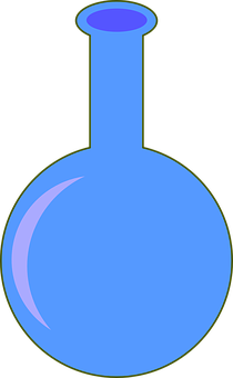 A Blue Round Object With A Black Background