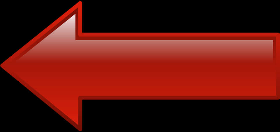 A Red Arrow With A Black Background