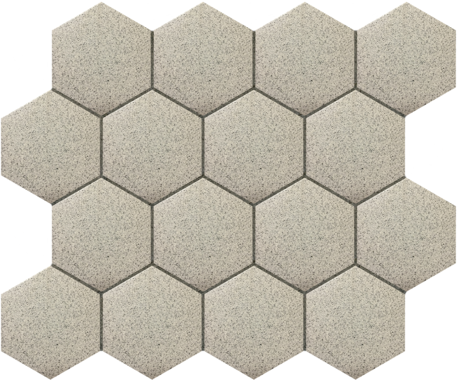 A Close Up Of A Hexagon Tile