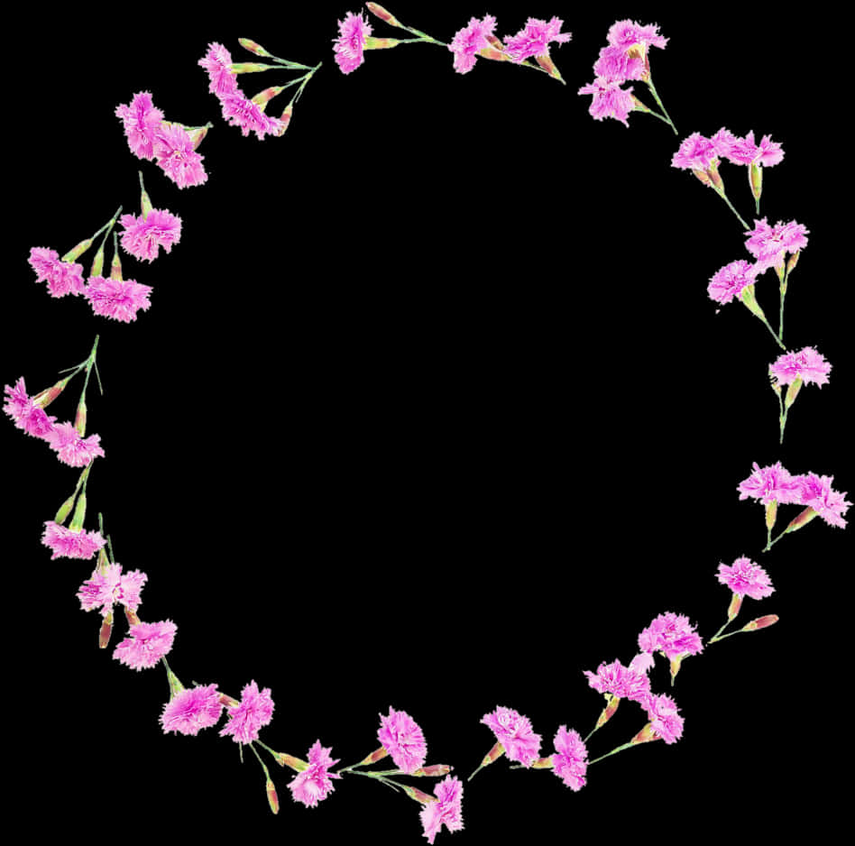 #floral #flowers #flower #round #frames #frame #borders - Transparent Background Flowers Round, Hd Png Download