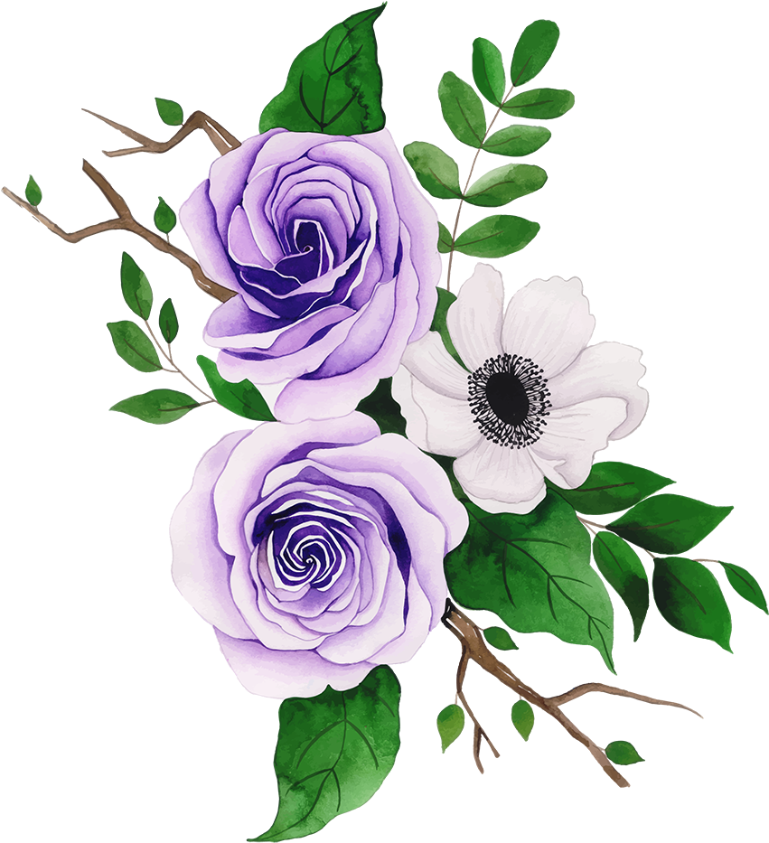 Floral Vector Png 851 X 933