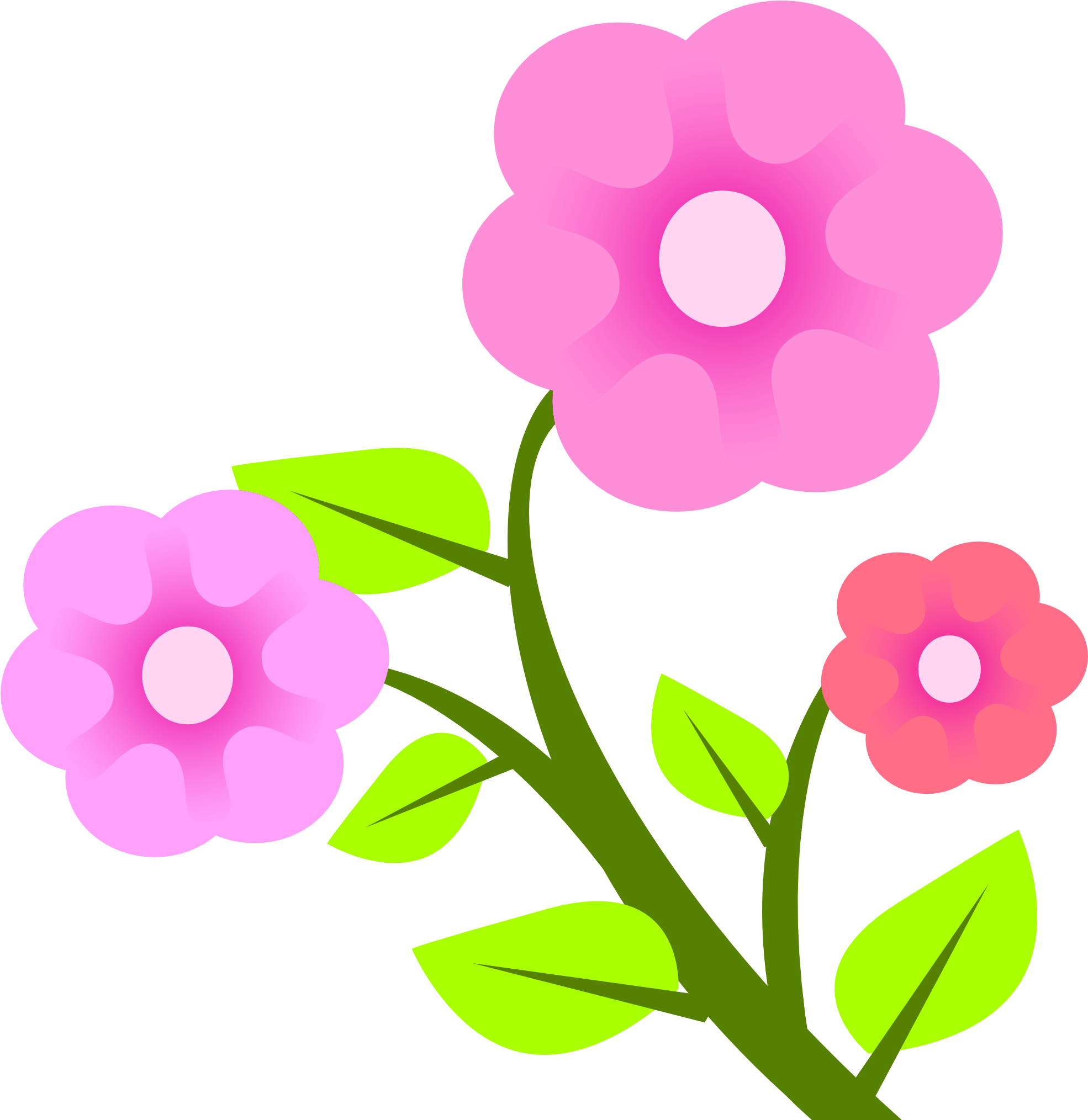 Floral Vector Png 1970 X 2029