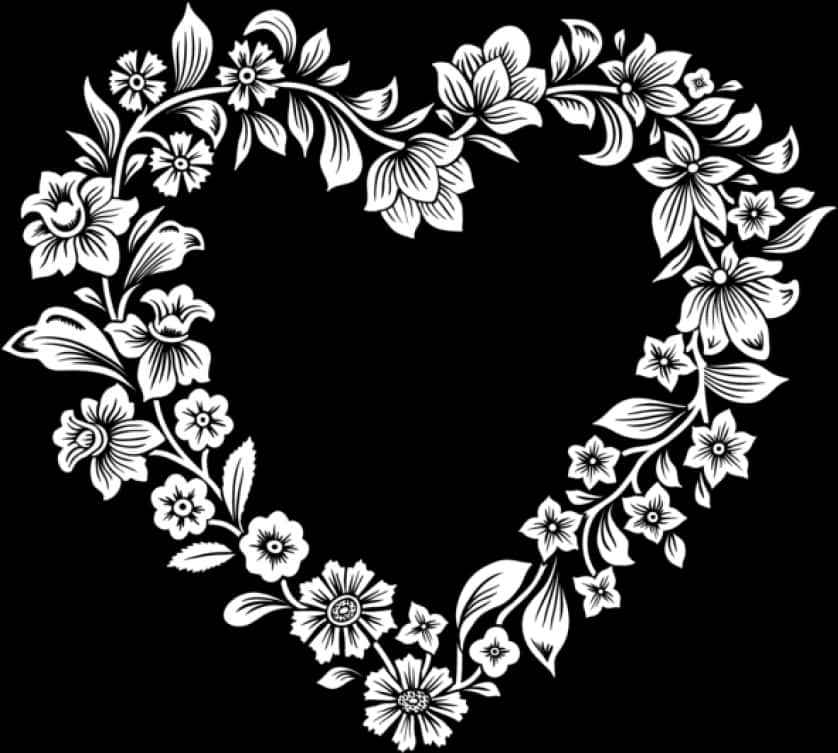 A Heart Shaped Floral Design