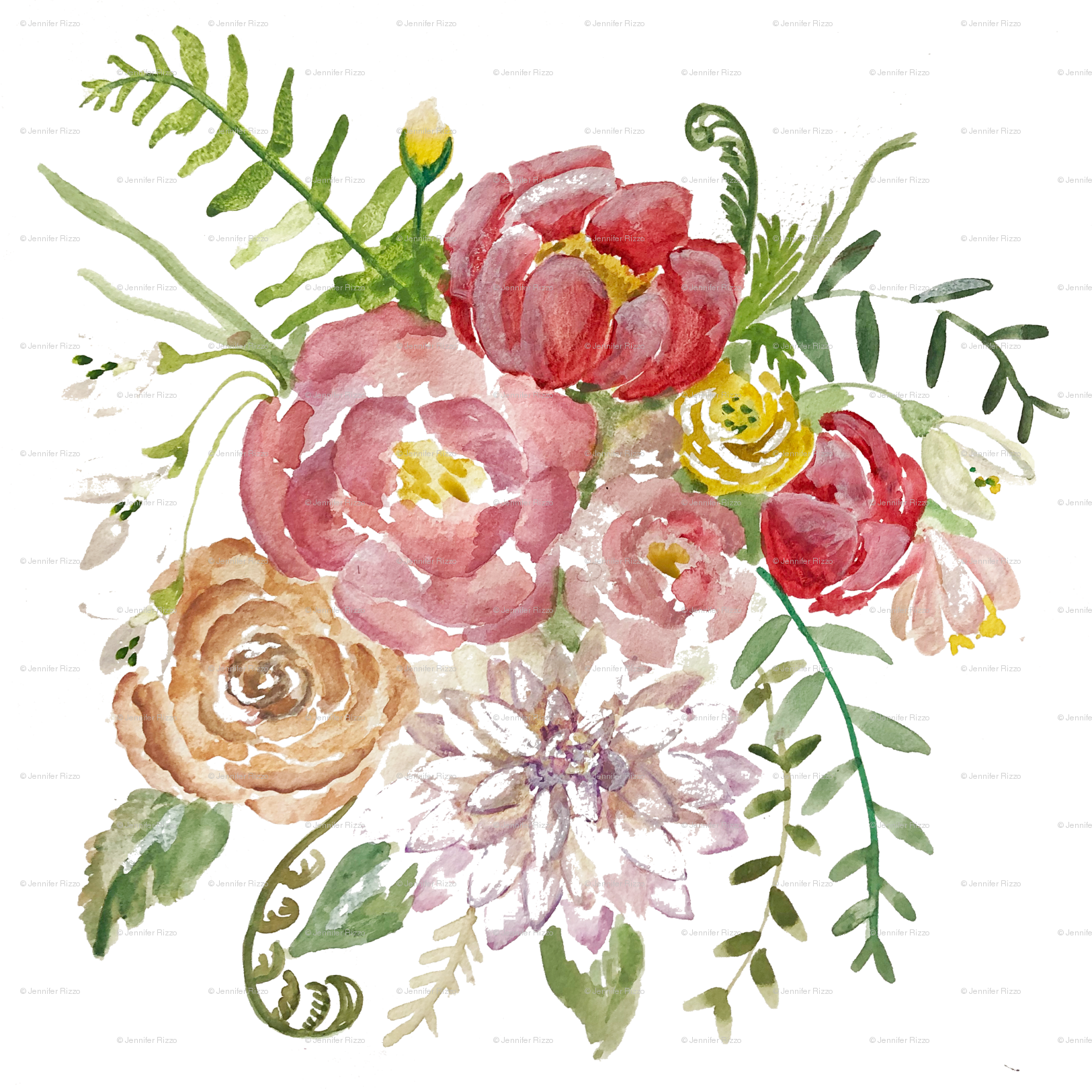 A Bouquet Of Flowers On A Black Background