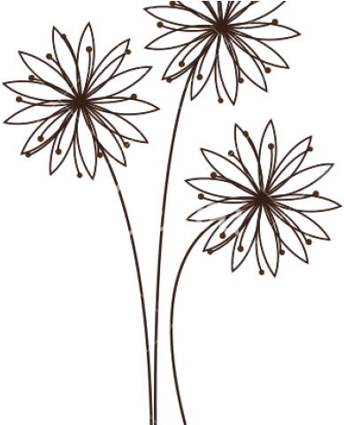 A Group Of Brown Flowers