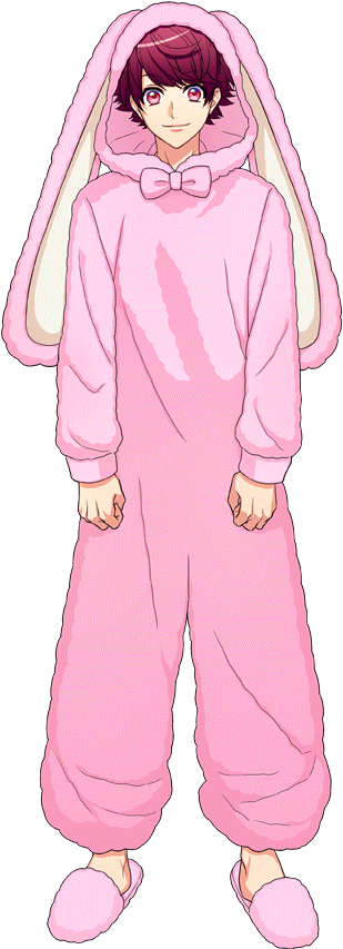 A Cartoon Of A Person Wearing A Pink Garment
