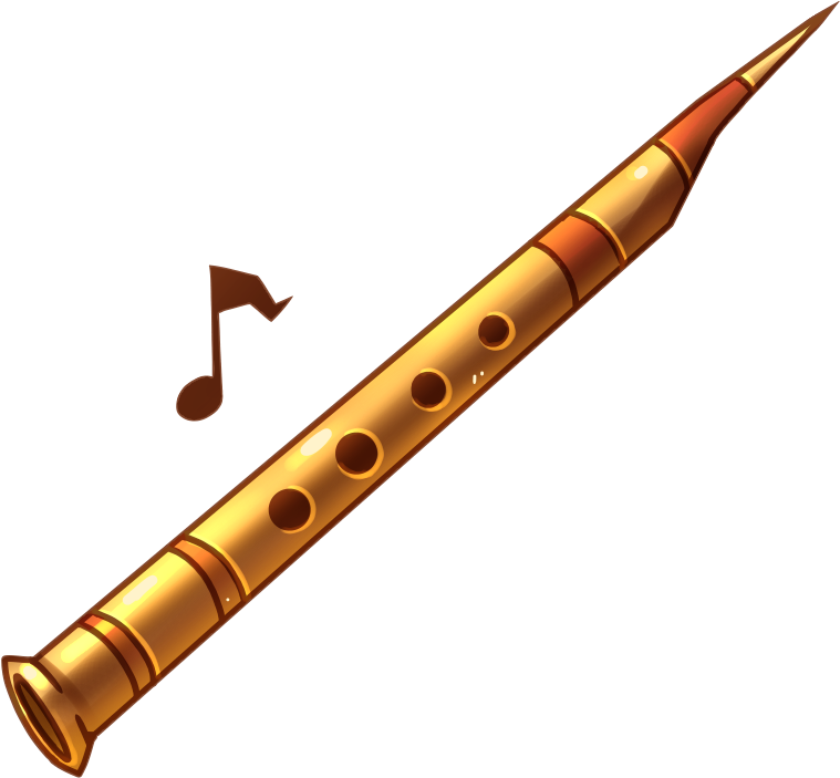A Musical Instrument With A Musical Note