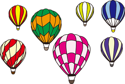 A Group Of Hot Air Balloons