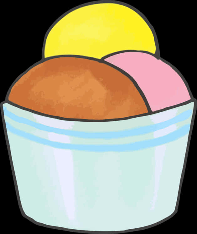 A Bowl Of Ice Cream