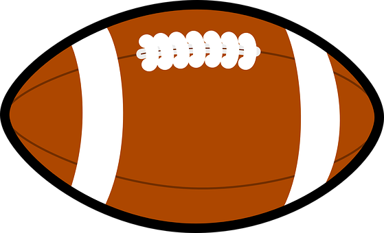 A Football With A White Lace