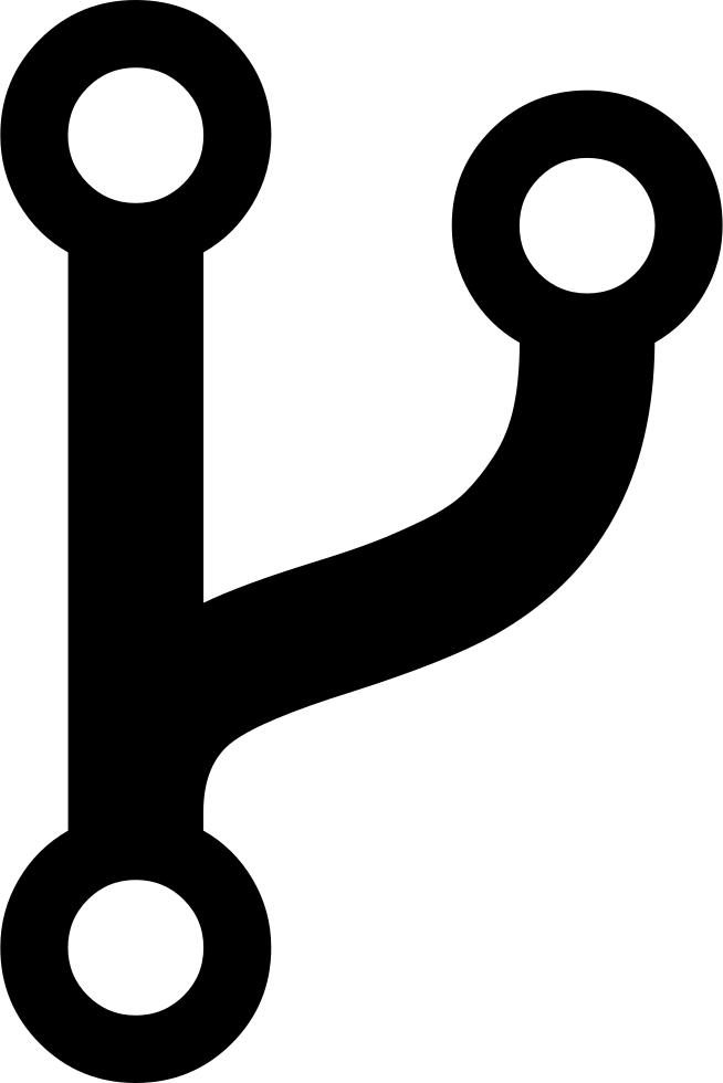A Black And White Outline Of A Letter Y