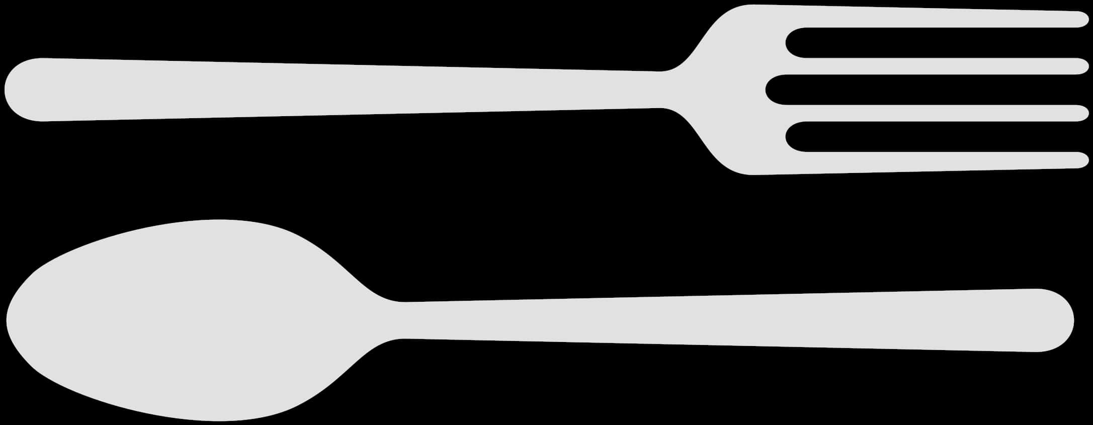 A Pair Of White Spoons