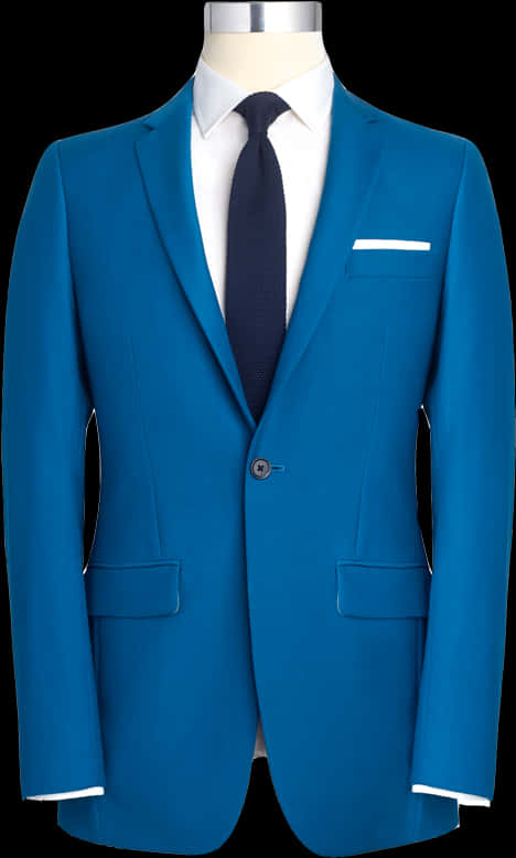 A Blue Suit And Tie