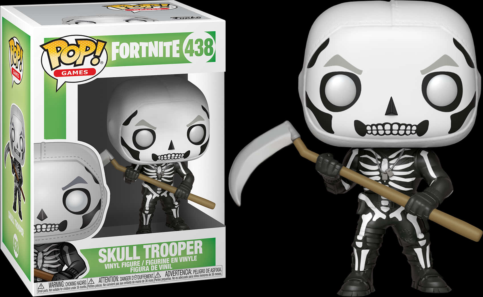 A Toy Figure With A Skull Trooper