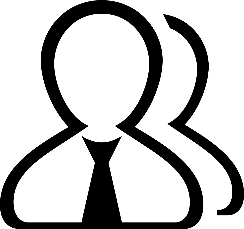 A Black Outline Of A Person