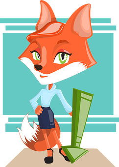 Cartoon Of A Fox