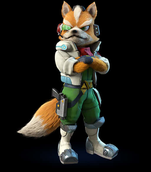 A Cartoon Character Of A Fox