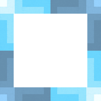 A Black Square In Blue Squares