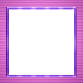 A Purple Square Frame With A Black Background