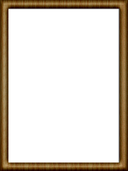 A Black Screen With A Wooden Frame