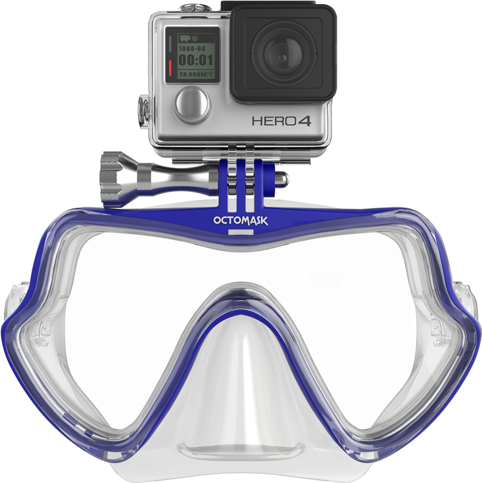 Frameless Dive Mask For Gopro - Octomask Gopro, Hd Png Download