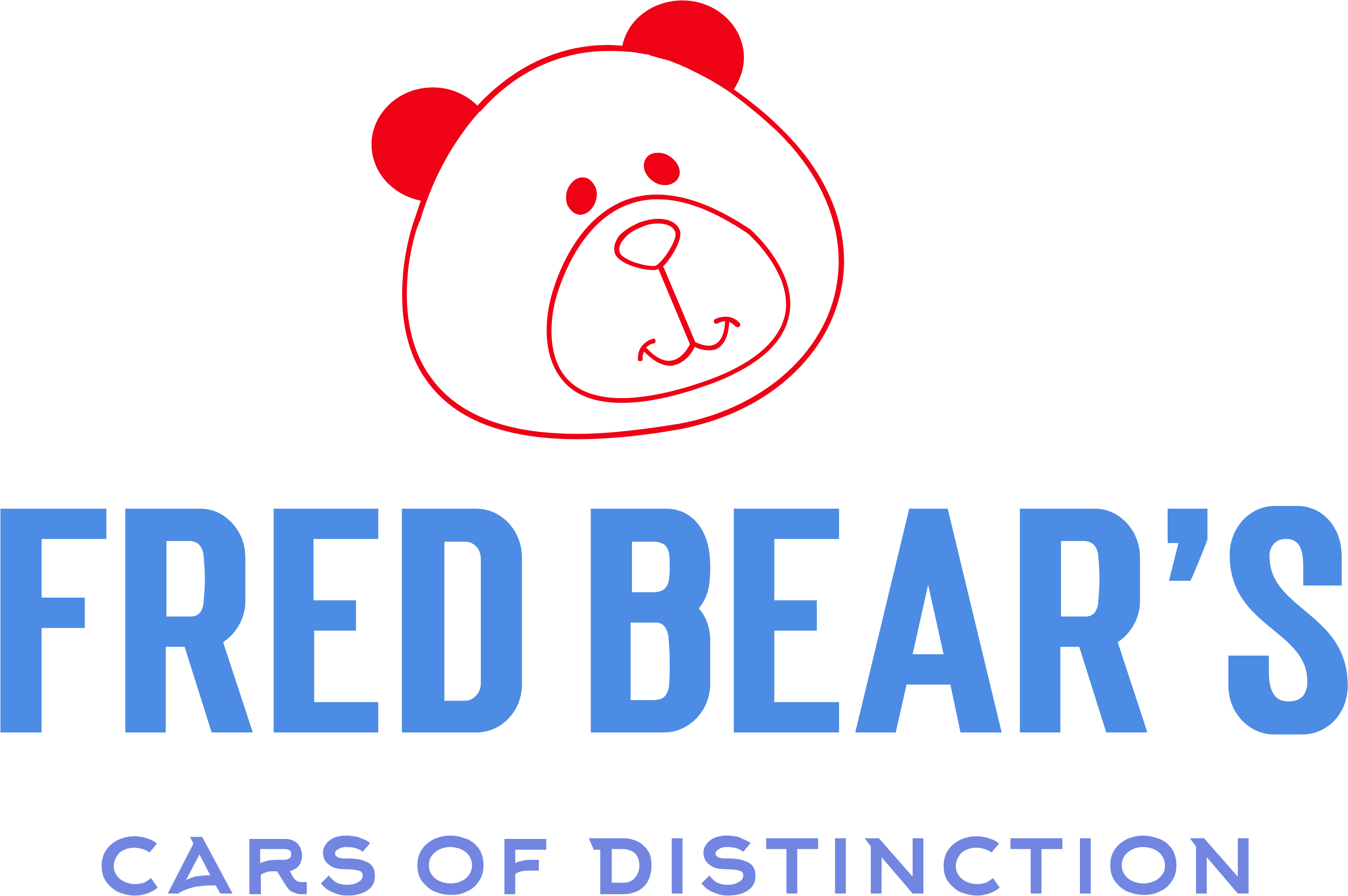 A Logo With A Bear Face