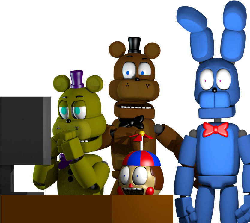 A Group Of Cartoon Characters