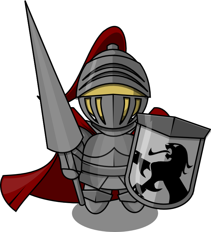 Cartoon Of A Knight