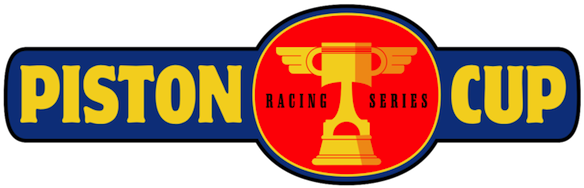 A Red And Blue Logo With A Trophy In The Middle