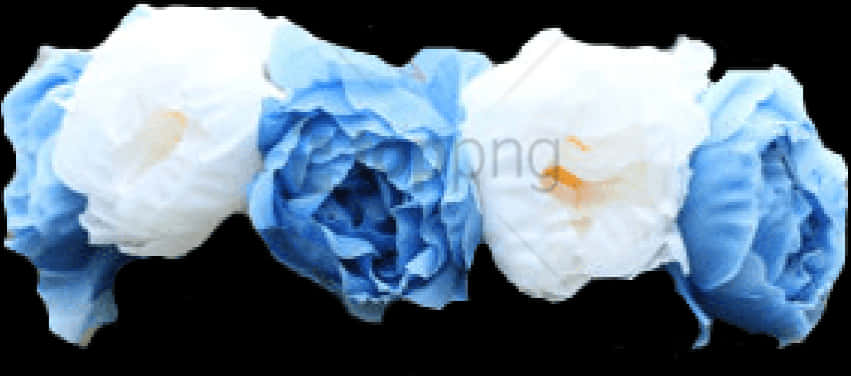 Free Png Download Blue Flower Crown Transparent Png - Transparent Background Blue Flower Crown, Png Download