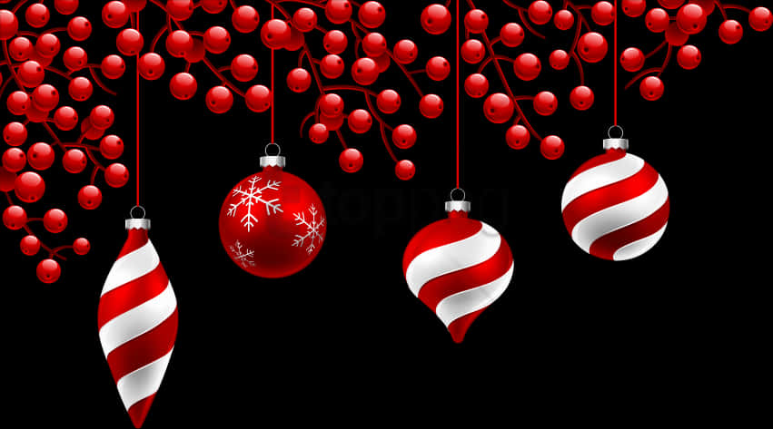 Free Png Download Red Christmas Decorations Png Images - Transparent Christmas Decoration Png, Png Download
