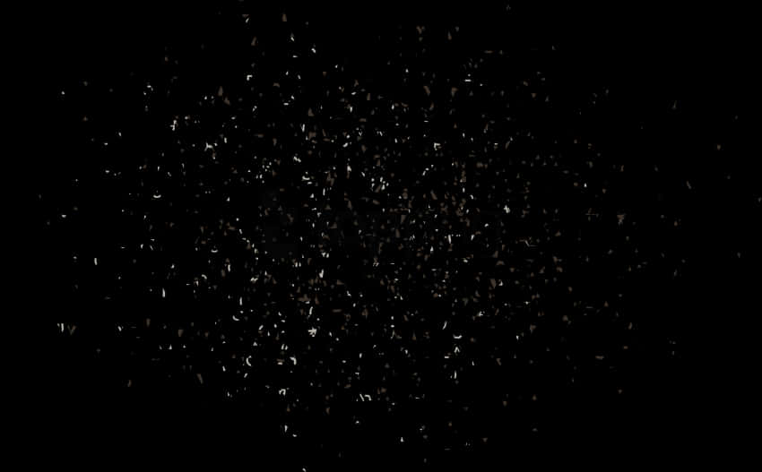 A Black Background With Confetti
