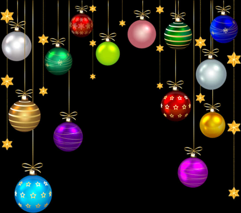 Colorful Hanging Christmas Decor