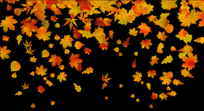 Free Png Transparent Fall Leaves Png Images Transparent - Transparent Background Fall Leaves Png, Png Download
