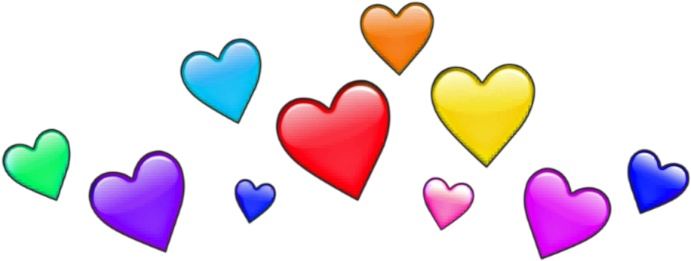 Colorful Heart Crown