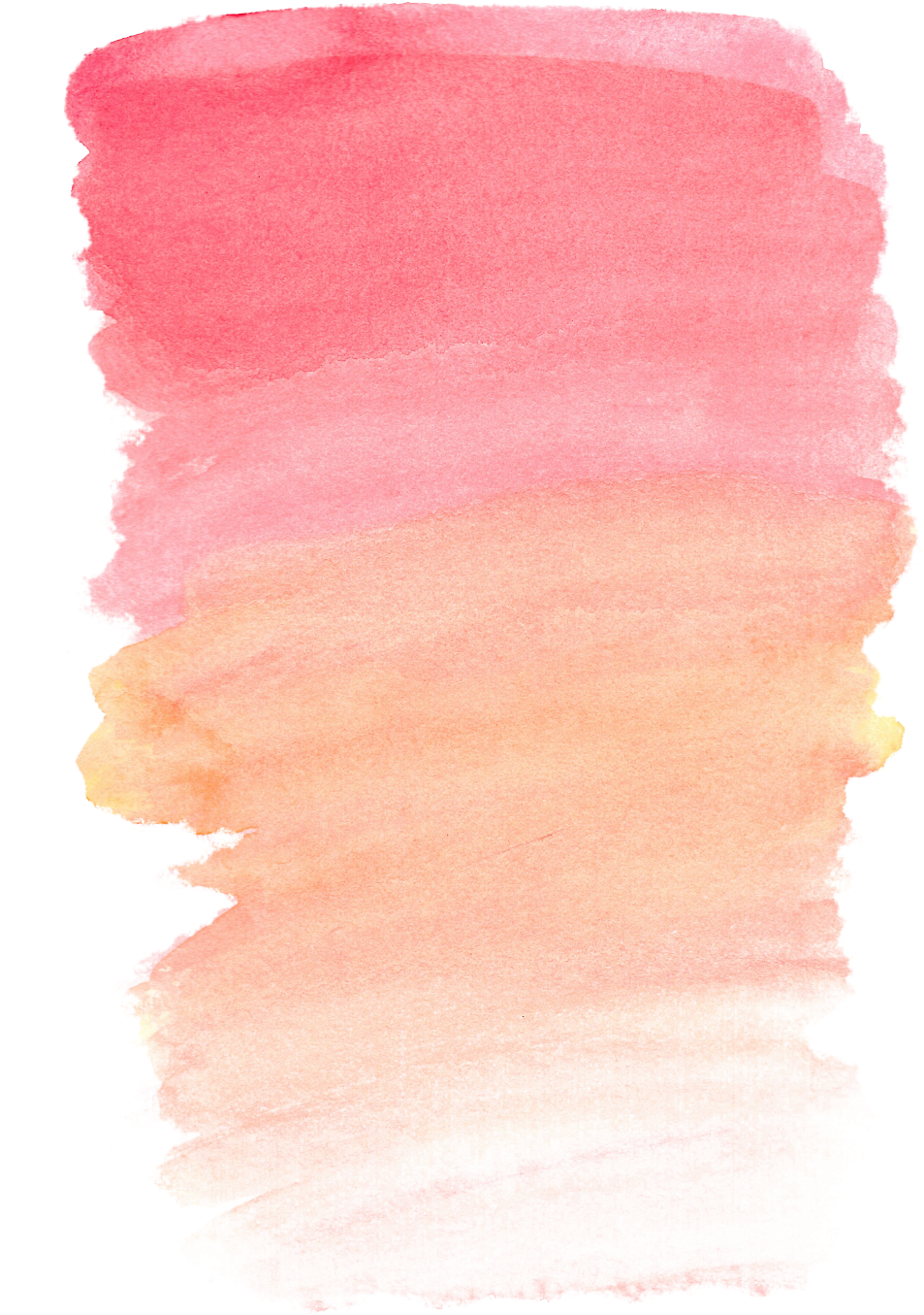 Orange And Red Ombre Watercolor Background