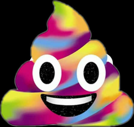 Colorful Poop Emoji