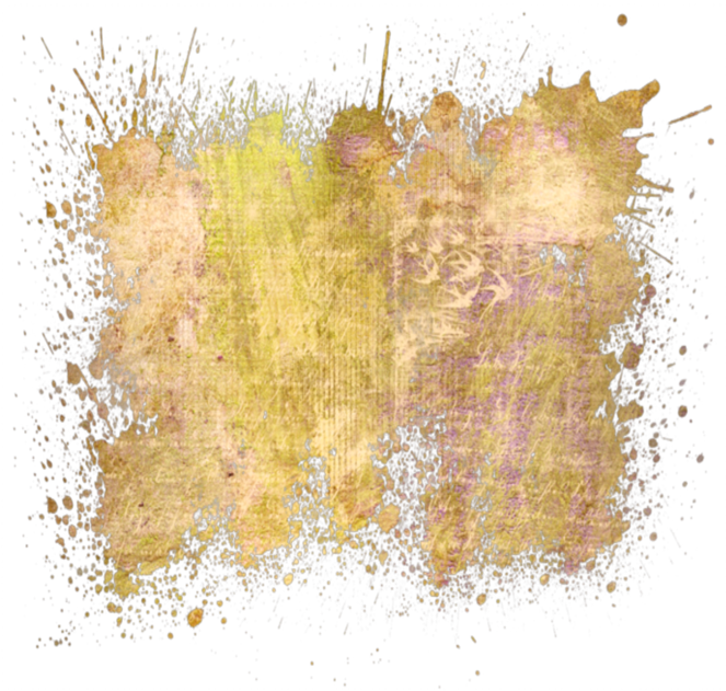 A Yellow And White Paint Splatter
