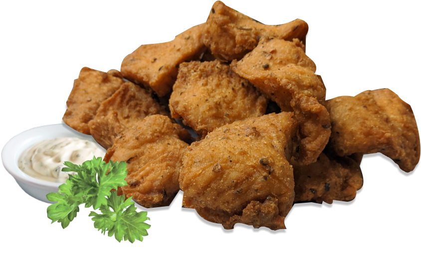 A Pile Of Fried Chicken