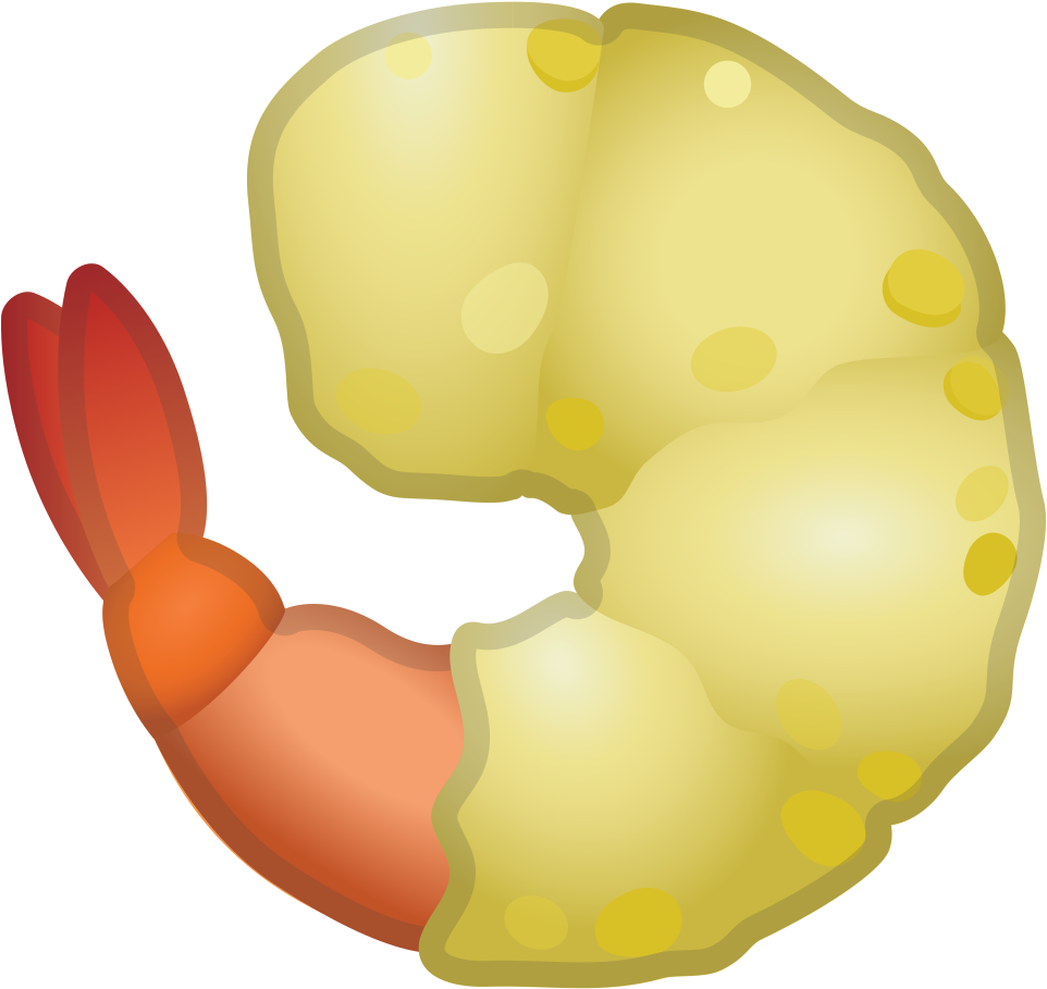 A Cartoon Of A Shrimp