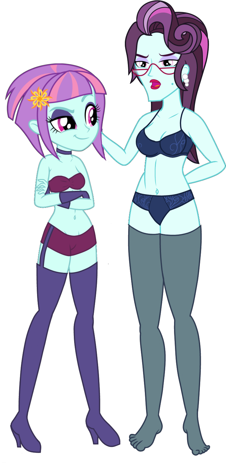 Cartoon Of Two Women In Underwear