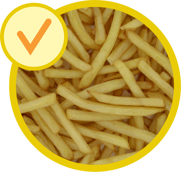A Close Up Of French Fries