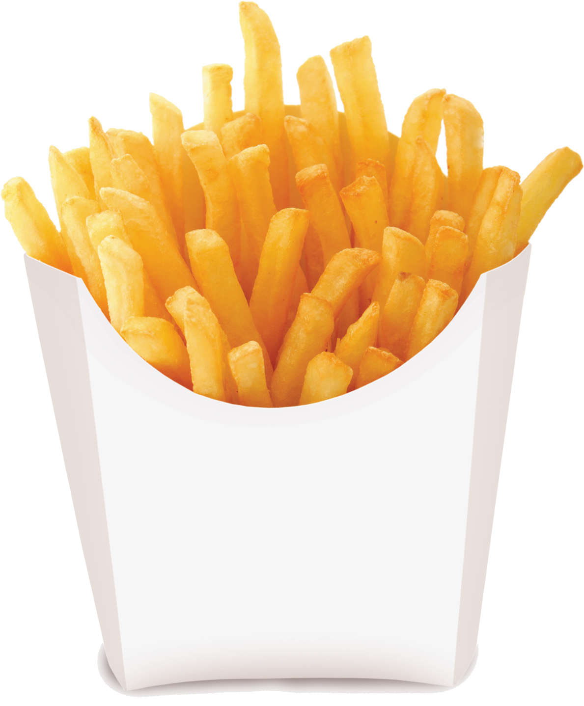 French Fries In A White Container