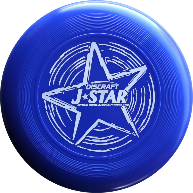 A Blue Frisbee With A Star On It