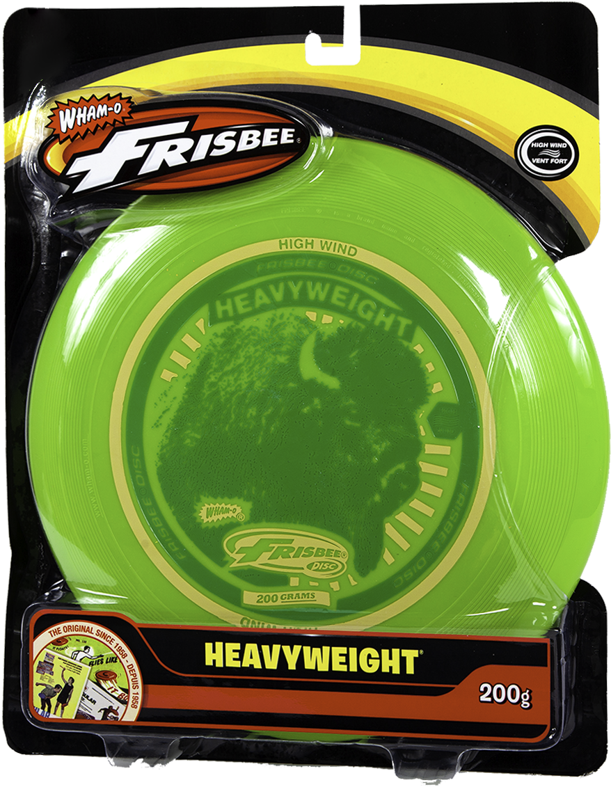 A Green Frisbee In A Package