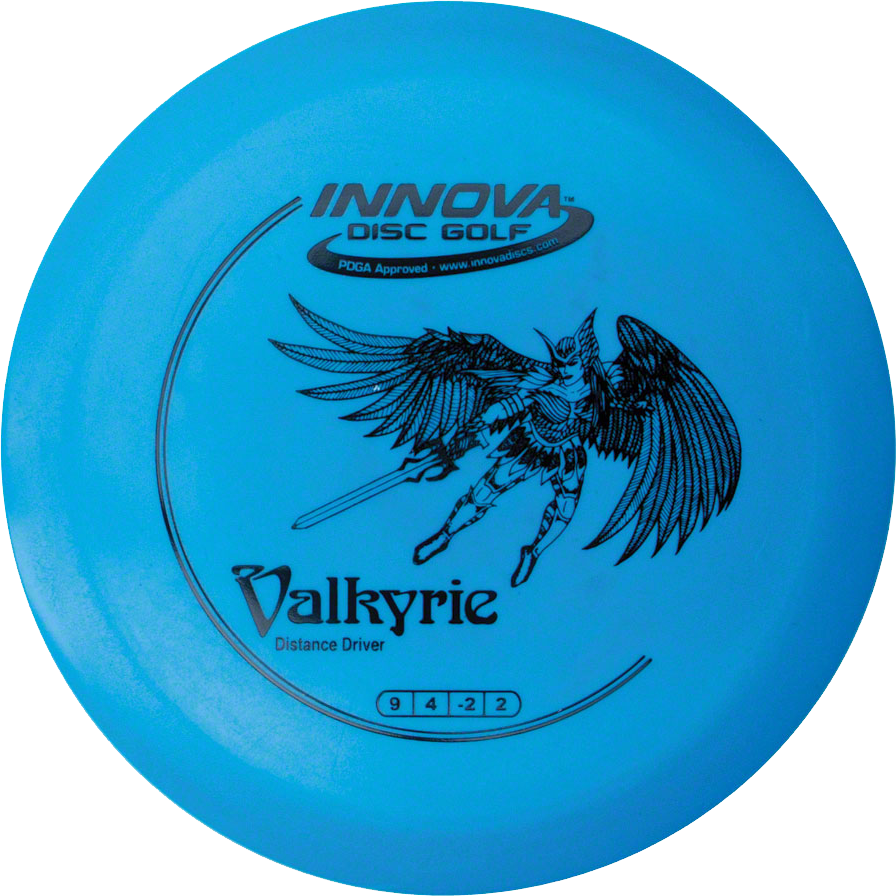 A Blue Frisbee With A Drawing Of A Warrior