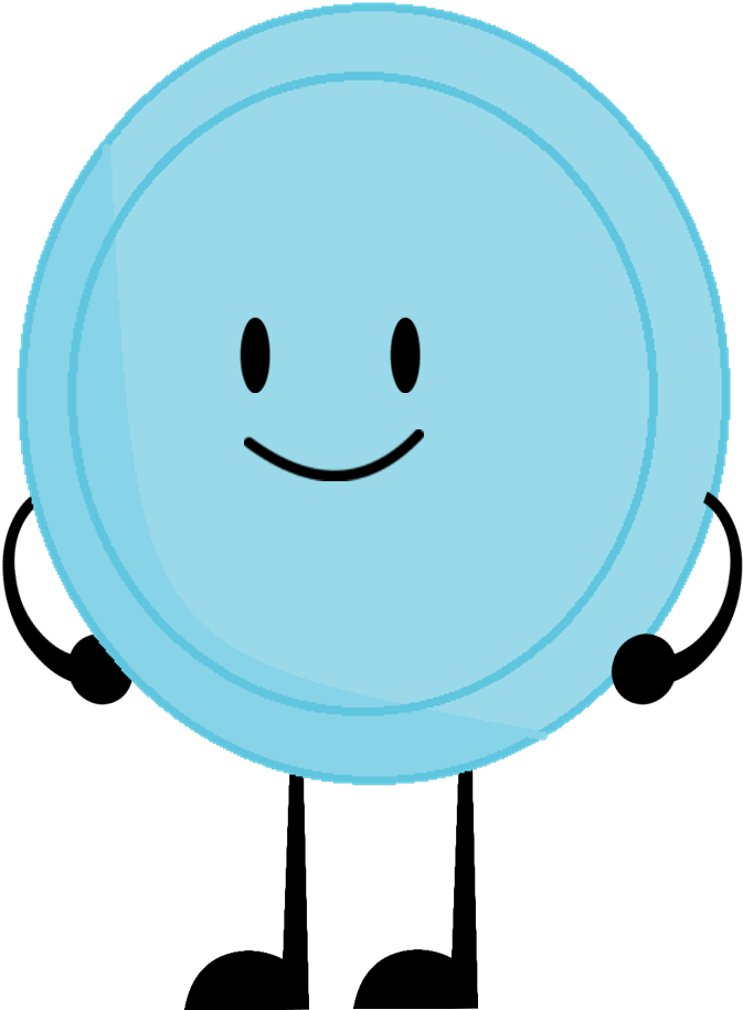 A Blue Face On A Black Background